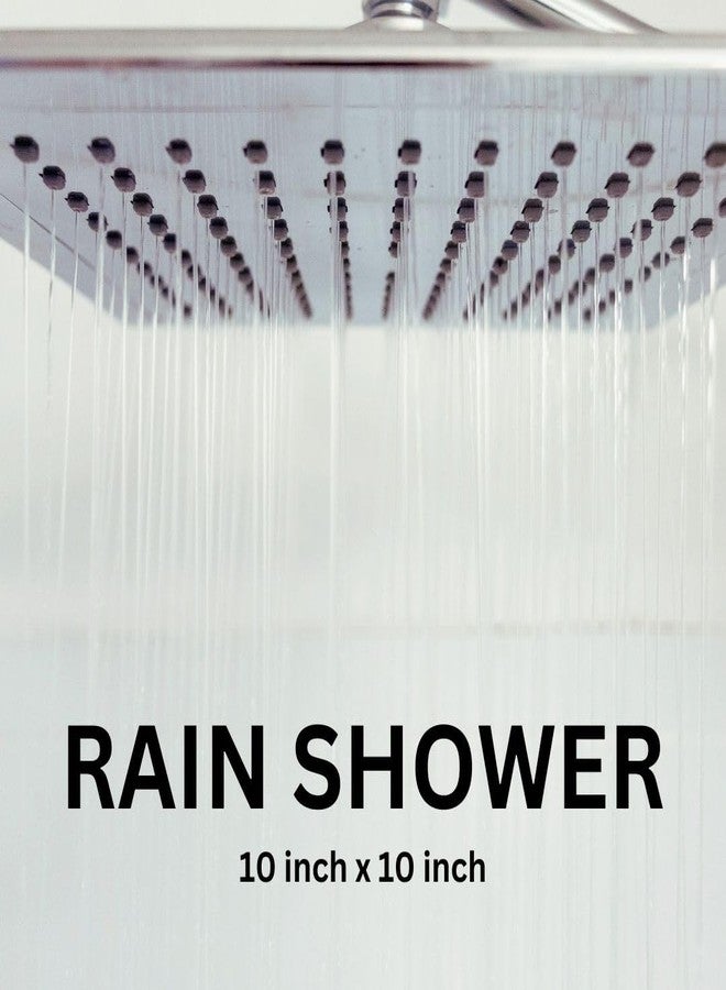 SAMANEA RS100 Rain shower 10 inch x 10 inch without arm (ABS, Chrome) - Image 2